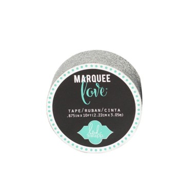 Masking tape / Washi tape fantaisie argent brillant