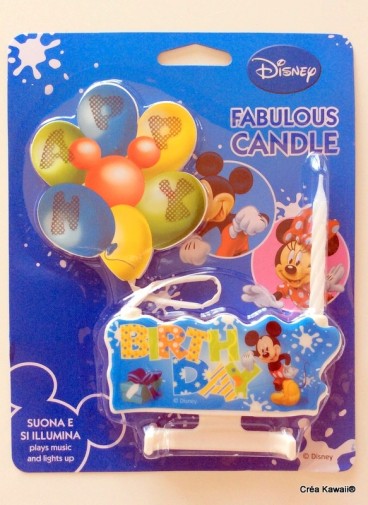 Bougies Anniversaire Disney