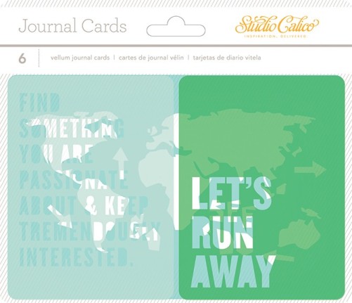 Lot de 6 cartes en papier très fin sur le thème des voyages