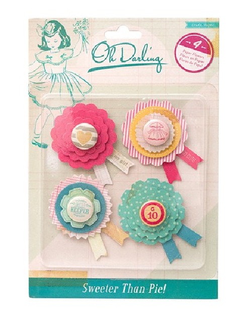 Embellissements en papier - Collection "Oh Darling"