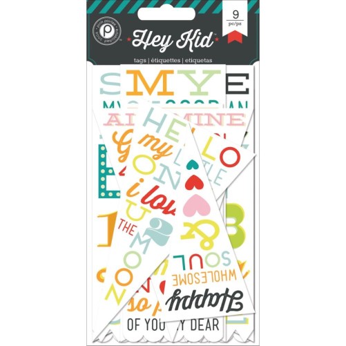 Étiquettes tags " Hey Kids" collection - Pink Paislee