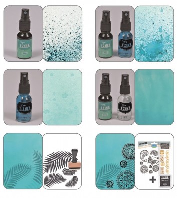 Izink Dye vert émeraude - Encre  aquarellable 15 ml 