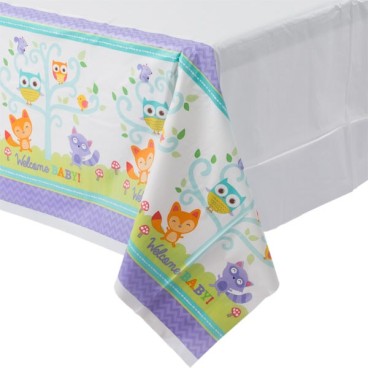 Nappe plastifiée "Woodland Welcome "  2.59  mètres