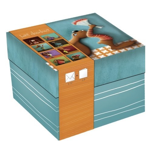 Clairefontaine Les Doudous Boite de Correspondance 9 Cartes + 10 Enveloppes