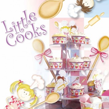 Présentoirs à cupcakes 3 étages Little Cooks 