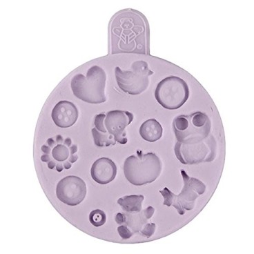 Moule en silicone boutons pour bébé 