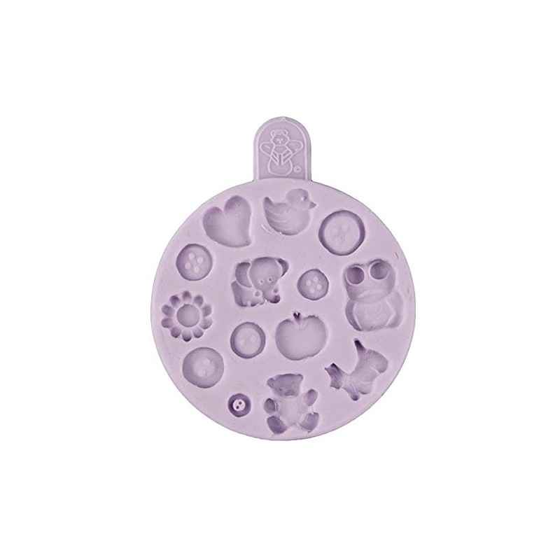 Moule en silicone boutons pour bébé 