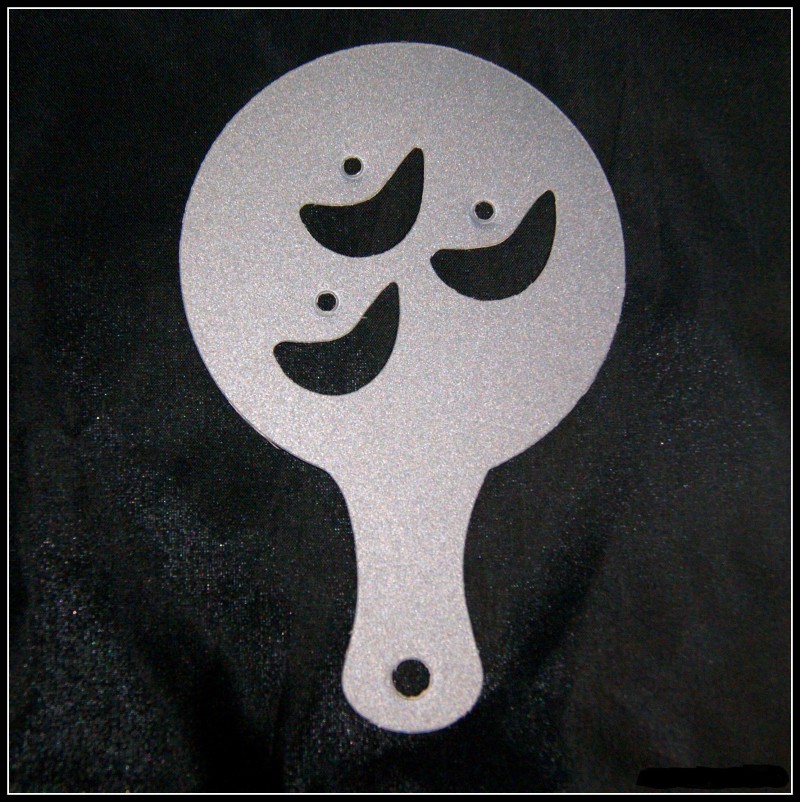 Pochoir déco à cappuccino et café