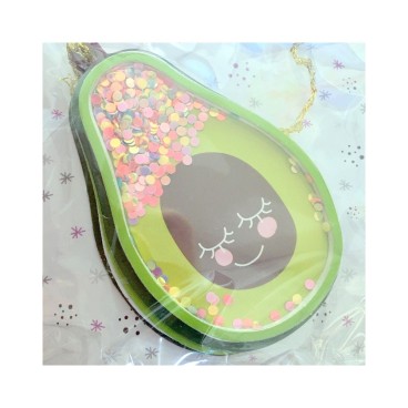 Étiquettes avocat kawaii - set de 2 shaker tag