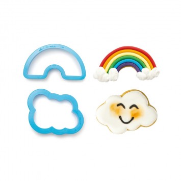 Emporte pièce arc en ciel 
