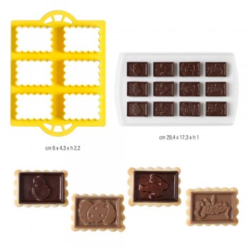 Kit CiocCookies - Biscuits au chocolat - thème Pâques