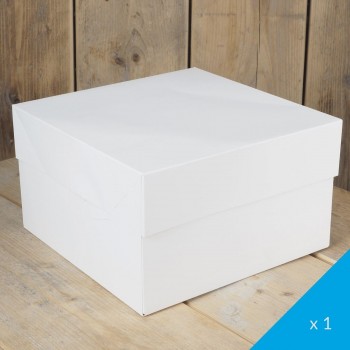 Boîte à gâteau blanche 25 cm