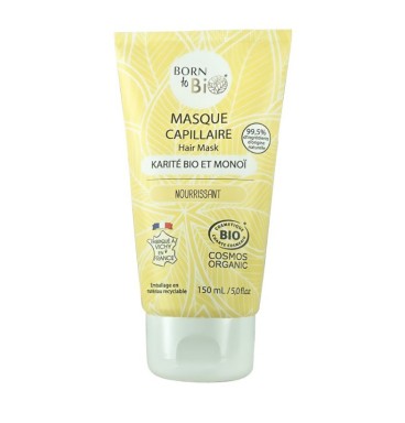 Masque Capillaire Karité et Monoï - Born to Bio 150mL