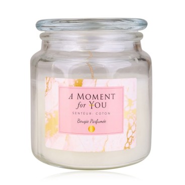 Bougie parfumée A moment for you - senteur coton