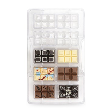 Moule petite tablette de chocolat 10 gr