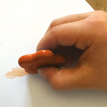 Crayons de cire - Pétales de couleurs pour bébé