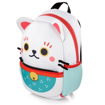 Sac à dos chat porte bonheur  Maneki Neko 30 cm