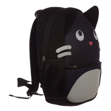 Sac à dos Chat 30 cm - noir