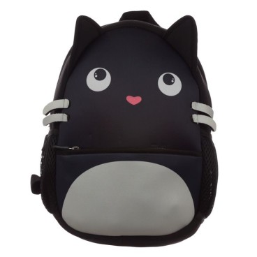 Sac à dos Chat 30 cm - noir