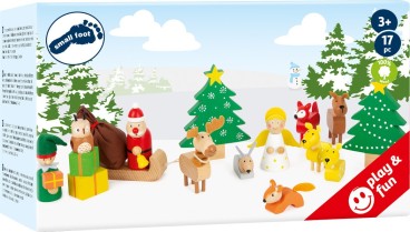 Set de jeu Noël des animaux de la forêt