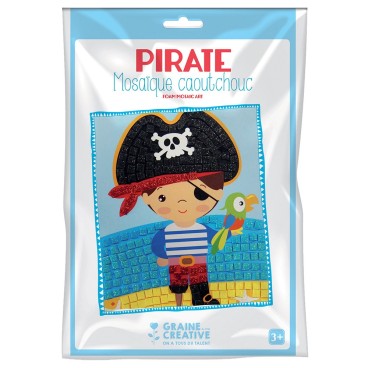 Kit mosaïque caoutchouc souple pirate