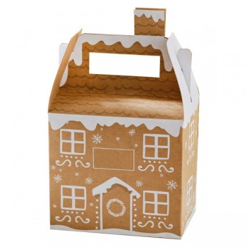PRE-COMMANDE* Box cadeau Noël gourmand – Coffret cadeaux personnalisés,  thème maison et bonhomme de pain d'épices – Mimosa Chroma