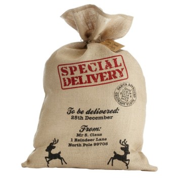 Sac de Jute 80 cm livraison spéciale Noël