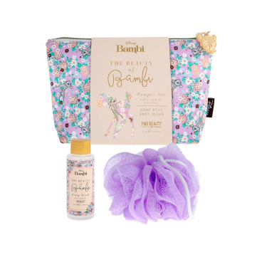 Coffret de bain Bambi - gel douche et fleurs