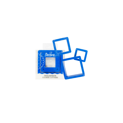 Emporte pièce carré - set de 3 pièces