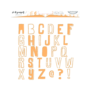Pochoir Alphabet