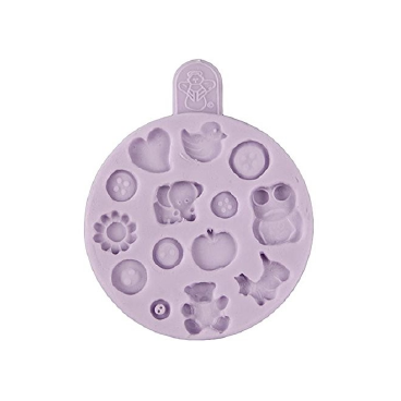 Moule en silicone boutons pour bébé