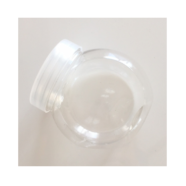 Boite de rangement plastique 8 cm - forme bonbonnière - lot de 50