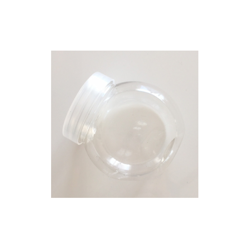 Boite de rangement plastique 8 cm - forme bonbonnière - lot de 50