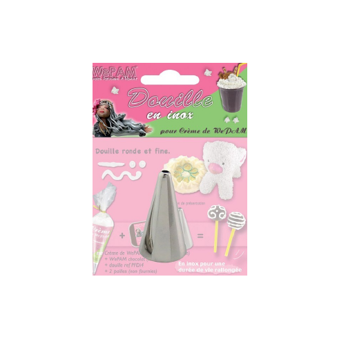Douille inox pour crème de We Pam - Ronde et fine