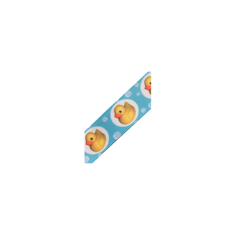 Ruban fantaisie imprimé canard Ruban fantaisie imprimé canard
