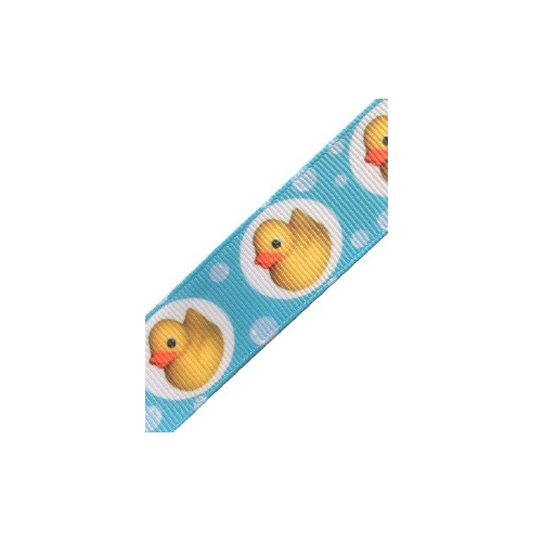 Ruban fantaisie imprimé canard