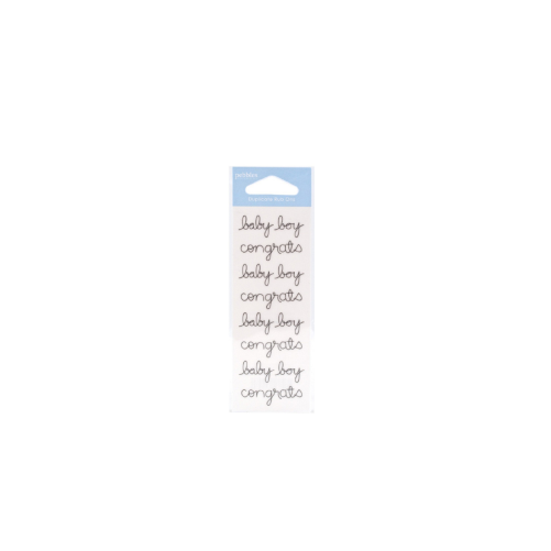 Transfert Rub ons - thème bébé garçon - transfert calque