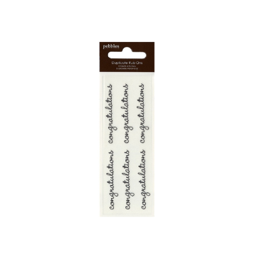 Transfert Rub ons - Congratulations - transfert calque