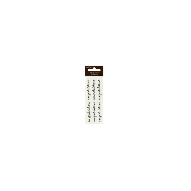 Transfert Rub ons - Congratulations - transfert calque