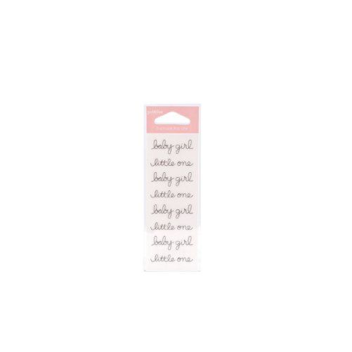Transfert Rub ons - thème bébé fille - transfert calque