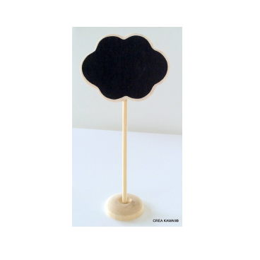 Marque place / Étiquette Nuage en bois lot de 30
