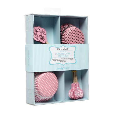 Kit de décoration cupcake - motif dentelle