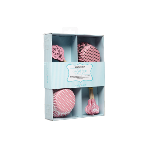 Kit de décoration cupcake - motif dentelle