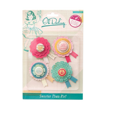 Embellissements en papier - Collection "Oh Darling"