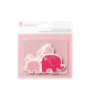 Formes découpées en carton lapin et éléphants Formes découpées en carton lapin et éléphants