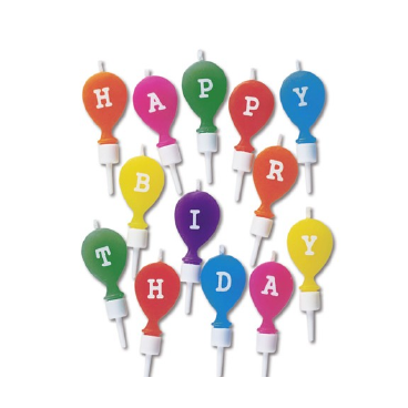 Bougies Happy birthday