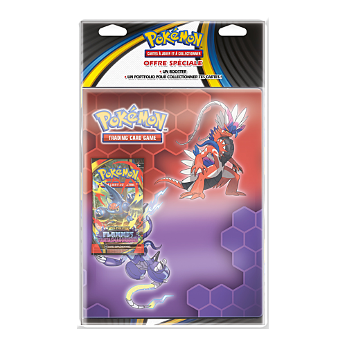 Pokemon  Méga Evolution Flammes Fantasmagoriques  - booster et cahier range-cartes