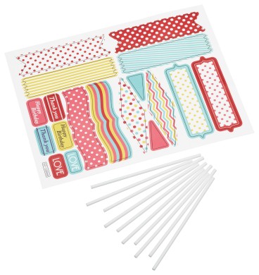 Drapeaux Toppers à cupcakes - décorations à pâtisseries