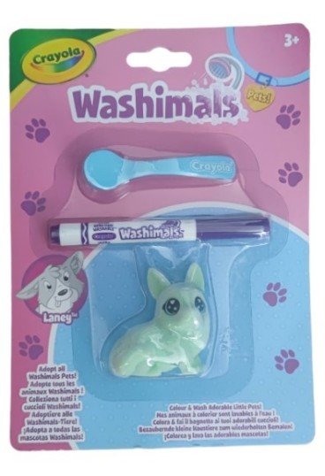 Washimals - 1 animal a colorier  chien Laney