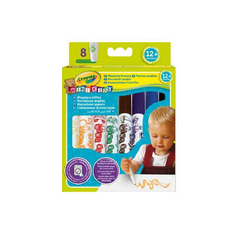 8 Feutres lavables minikids